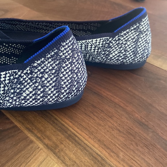 Rothy’s Archived Navy Herringbone Points size 9.5 - Picture 6 of 7